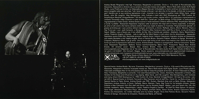 Andrea Braido Trio CD Plays Hendrix Music cover in